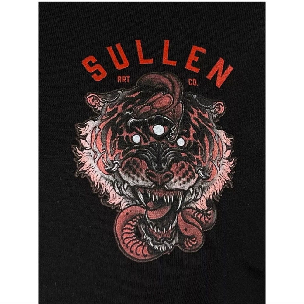 Sullen Men's T-shirt 3 EYE TIGER Tattoos Urban Design Premium Quality - Picture 9 of 12